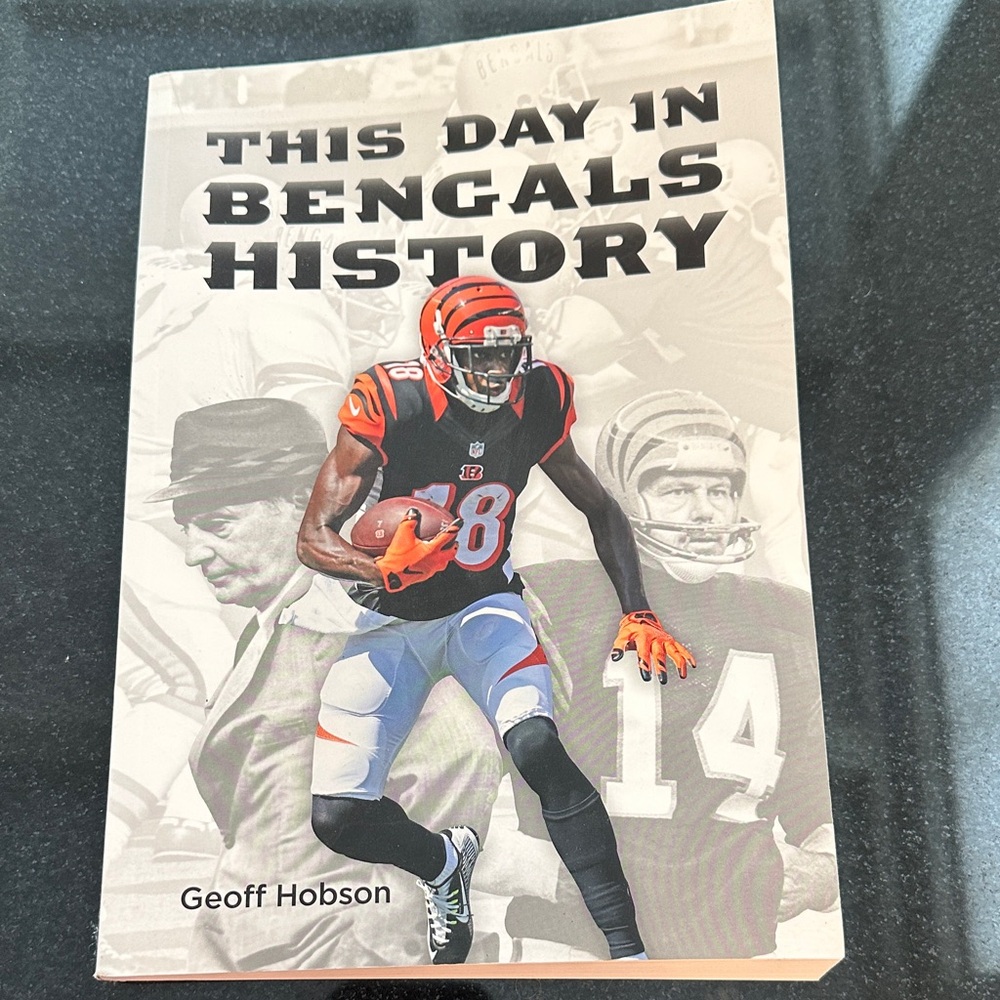 This Day in Bengals History Book NEW
